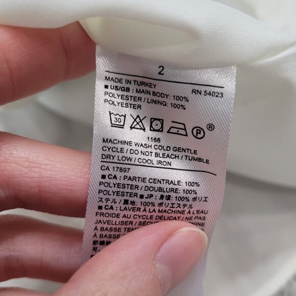 Banana‎ Republic Factory Women's Snakeskin Printed Mini Chiffon Tiered Skirt 2 - Picture 8 of 8